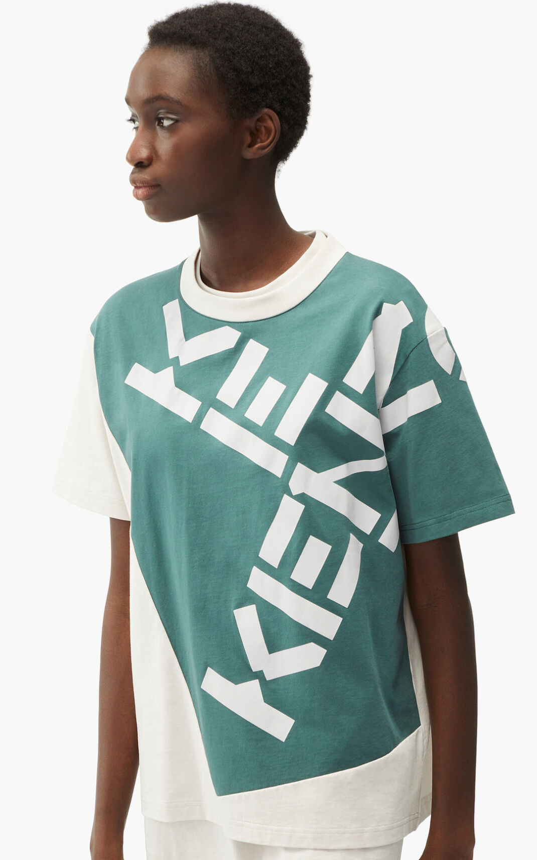 T Shirt Kenzo Sport Big X Femme Grise | ZQIF-21465